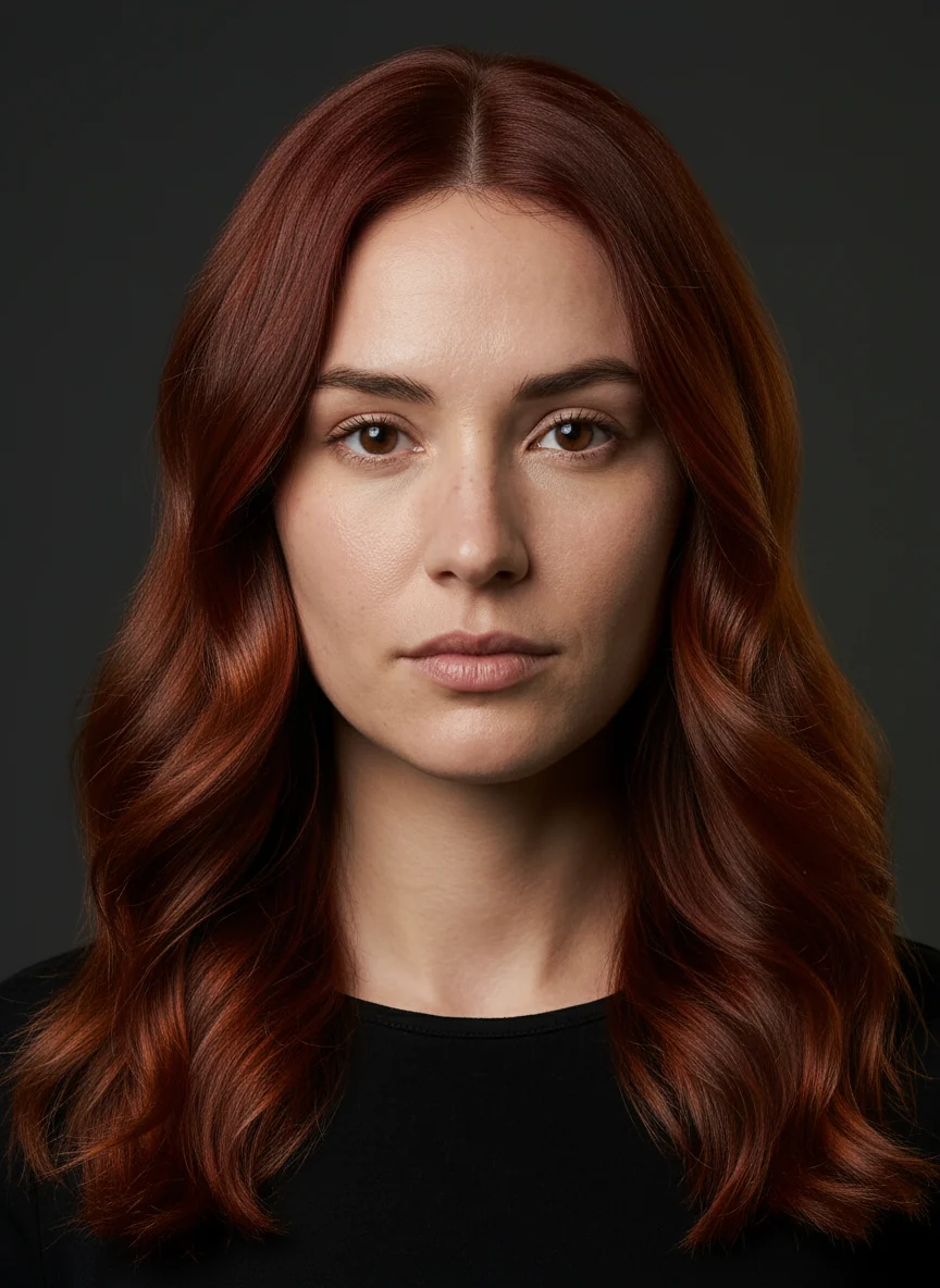 Wild auburn hair color preview thumbnail